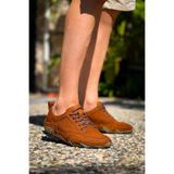 Erkek Sneaker Günlük Rahat Yürüyüş Ayakkabısı Ergonomik Konfor Uzun Süreli Rahatlık Casual Spor Stil Modern Şehir Stili Taba Deri Dokulu BESKAR KBDX1