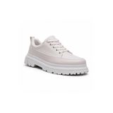 Erkek Sneaker Günlük Rahat Yürüyüş Ayakkabısı Şehir Ofis Seyahat Kullanımı Ergonomik Konfor Uzun Süreli Rahatlık Beyaz Cilt Dokulu BESKAR KB 702