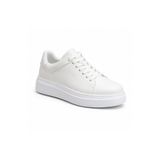 Erkek Sneaker Günlük Rahat Yürüyüş Ayakkabısı Şehir Ofis Seyahat Kullanımı Ergonomik Konfor Uzun Süreli Rahatlık Beyaz Cilt Dokulu BESKAR KB B2