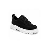 Erkek Sneaker Günlük Rahat Yürüyüş Ayakkabısı Şehir Ofis Seyahat Kullanımı Ergonomik Konfor Uzun Süreli Rahatlık Siyah Süet Dokulu BESKAR KB 702