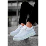 Erkek Sneaker Günlük Rahat Yürüyüş Ayakkabısı Uzun Süreli Rahatlık Casual Spor Stil Şehir Ofis Seyahat Kullanımı Beyaz Cilt Dokulu BESKAR KB X20