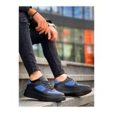 Erkek Sneaker Günlük Rahat Yürüyüş Ayakkabısı Yüksek Taban Ayak Destekli Uzun Süreli Rahatlık Casual Spor Stil Siyah Cilt-Süet Dokulu BESKAR KB X8