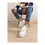 Erkek Sneaker Günlük Rahat Yürüyüş Ayakkabısı Yüksek Taban Ergonomik Konfor Uzun Süreli Rahatlık Casual Spor Stil Beyaz Cilt Dokulu BESKAR KB 04
