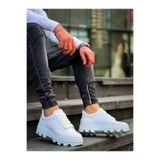 Erkek Sneaker Günlük Rahat Yürüyüş Ayakkabısı Yüksek Taban Ergonomik Konfor Uzun Süreli Rahatlık Casual Spor Stil Beyaz Cilt Dokulu BESKAR KB 056