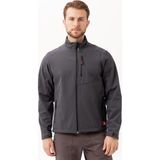 Erkek Softshell Su Itici Rüzgar Geçirmez Kışlık Outdoor Iş ve Günlük Mont - Füme