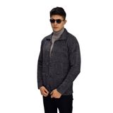Erkek Spor Düğmeli Hırka R6380 BGL-ST03173 ANTRASİT XL