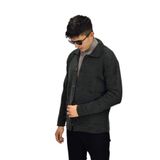 Erkek Spor Düğmeli Hırka R6380 BGL-ST03173 HAKİ 2XL