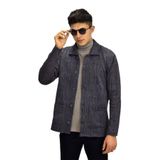 Erkek Spor Düğmeli Hırka R6420 BGL-ST03172 FÜME L