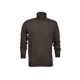 Erkek Spor Düz Balıkçı Yaka Kazak R21010 BGL-ST03179 KAHVE M