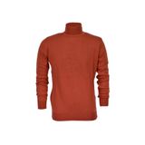 Erkek Spor Düz Balıkçı Yaka Kazak R21010 BGL-ST03179 TURUNCU XL