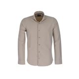 Erkek Spor Gofre Uzun Kol Gömlek BGL-ST03533 BEJ 2XL