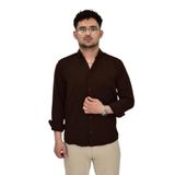 Erkek Spor Gömlek Regular Fit 9601 BGL-ST04412 KAHVE 2XL