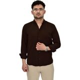 Erkek Spor Gömlek Regular Fit 9601 BGL-ST04412 - Kahve