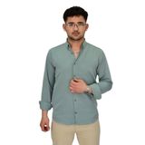 Erkek Spor Gömlek Regular Fit 9601 BGL-ST04412 MİNT-YEŞİLİ M