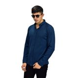 Erkek Spor Jakarlı Uzun Kol Gömlek R6530 BGL-ST03205 PETROL 2XL