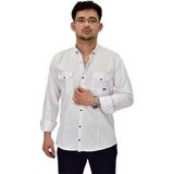 Erkek Spor Likralı Gömlek BGL-ST04343 BEYAZ 3XL