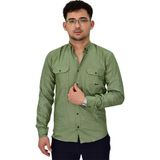 Erkek Spor Likralı Gömlek BGL-ST04343 - Elma