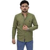 Erkek Spor Silim Fit Gömlek BGL-ST04479 - Haki