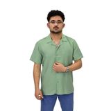 Erkek Spor Silim Fit Kısa Kol Gömlek G5031 BGL-ST04497 MİNT-YEŞİLİ M
