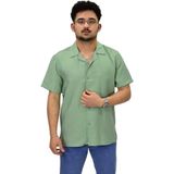 Erkek Spor Silim Fit Kısa Kol Gömlek G5031 BGL-ST04497 - Mint Yeşili