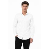 Erkek Spor Silim Fit Likralı Pamuklu Yazlık Gömlek BGL-ST05381