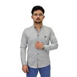 Erkek Spor Silim Fit Uzun Kol Gömlek BGL-ST04483 GRİ 2XL