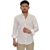 Erkek Spor Silim Fit Uzun Kol Gömlek G5019 BGL-ST04493 - Ekru