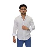 Erkek Spor Silim Fit Uzun Kol Gömlek G5033 BGL-ST04492 BEYAZ 2XL