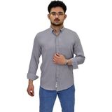 Erkek Spor Silim Fit Uzun Kol Gömlek G5033 BGL-ST04492 - Gri