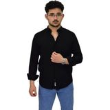 Erkek Spor Silim Fit Uzun Kol Gömlek G5033 BGL-ST04492 - Siyah