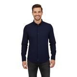 Erkek Spor Slim Fit Uzun Kol Petek Fitilli Gömlek BGL-ST04824