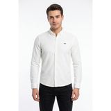 Erkek Spor Slim Fitt Uzun Kol Gömlek BGL-ST05439 - Beyaz