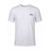 Erkek Spor Tişört Hızlı Kuruyan Esnek Regular Fit Trim Detaylı Activewear (BEYAZ, S)