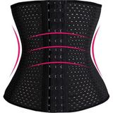 Erkek Sporcu Abdominal 3 Sıra Kancalı Bel Şekillendirici Göbek Sıkılaştırıcı Sporcu Korsesi - Siyah - 4XL