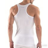 Erkek Sporcu Fitilli Kaşkorse Beyaz Atlet 9340 Blackspade - 2XL