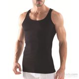 Erkek Sporcu Fitilli Kaşkorse Siyah Atlet 9340 Blackspade SİYAH XL