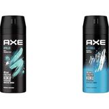 Erkek Sprey Deodorant Apollo 48 Saat Etkileyici Koku Vücut Spreyi 150 Ml(2) Axe Erkek Deodorant & Bodyspray Ice Chill 48 Saat Etkileyici Koku (150 Ml)(1) - Option-1