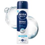 Erkek Sprey Deodorant Control Defend 150 ml, 72 Saat Anti Perspirant Koruma, Tahrişe