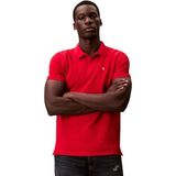 Erkek Ss Monogram Pique Kırmızı Polo Yaka T-Shirt