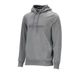 Erkek Standart Fit Kapüşonlu Baskılı Cepli Koyu Gri Sweatshirt