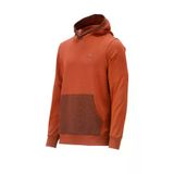 Erkek Standart Fit Kapüşonlu Cepli Turuncu Sweatshirt