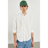 Erkek Steven Beyaz Regular Fit Oxford Gömlek - 2XL