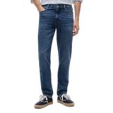 Erkek Straight Fit Normal Bel Düz Paça Denim Lacivert Jeans MW0MW44346-1CX