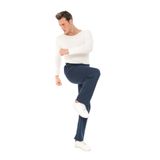 Erkek Su İtici Yağmur Geçirmez Eşofman Altı, Hafif Kumaş, Rüzgar Dayanımlı, Günlük ve Spor Kullanım (Lacivert, 3XL)