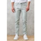 Erkek Su Yeşili 360 Derece Her Yöne Esneyen Rahat Slim Fit Dar Kesim Pantolon