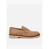 Erkek Süet Deri Bej Klasik Loafer 02AYH320020A310