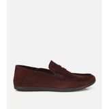 Erkek Süet Deri Kahverengi Comfort Loafer Ayakkabı