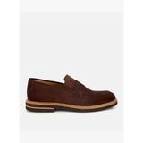 Erkek Süet Deri Kahverengi Klasik Loafer 02AYH320020A480