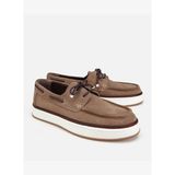 Erkek Süet Deri Vizon Bağcık Detaylı Günlük Loafer 02AYH319380A450