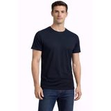Erkek Süprem Bisiklet Yaka Lacivert T-Shirt 951